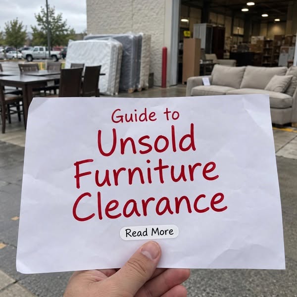 Unsold Furniture Clearance