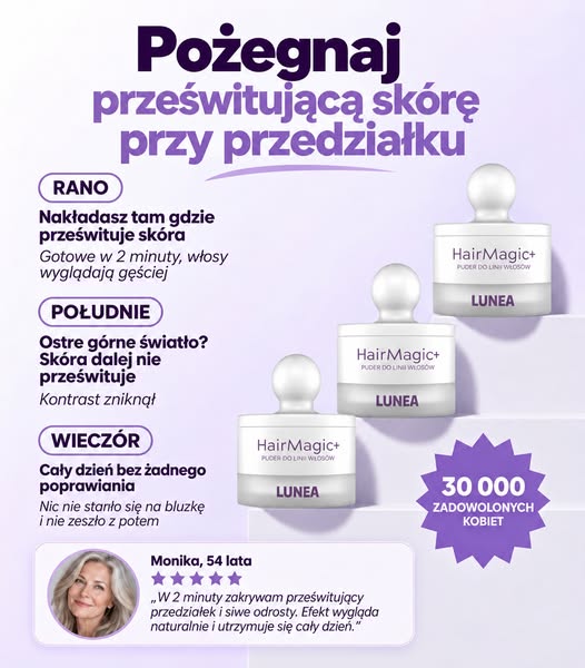 Przestań sprawdzać prześwitującą skórę na włosach