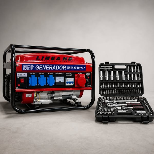 Generador de Gasolina LINEA HD 9500W – Potencia Profesional para Todo Hogar o Negocio