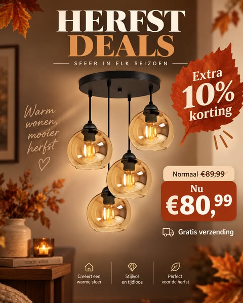 Herfst Deal: Nu €80,99