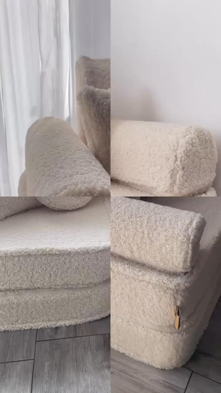 Spielsofa Bearly Farbe: creme/weiß