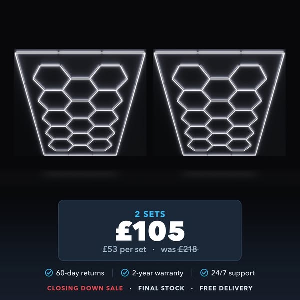 2 sets — £53 per set