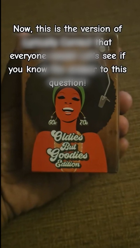 Music Trivia Game '60s and '70s Oldies but Goodies Edition