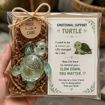 Emotional Support Glass Animal Gift Set