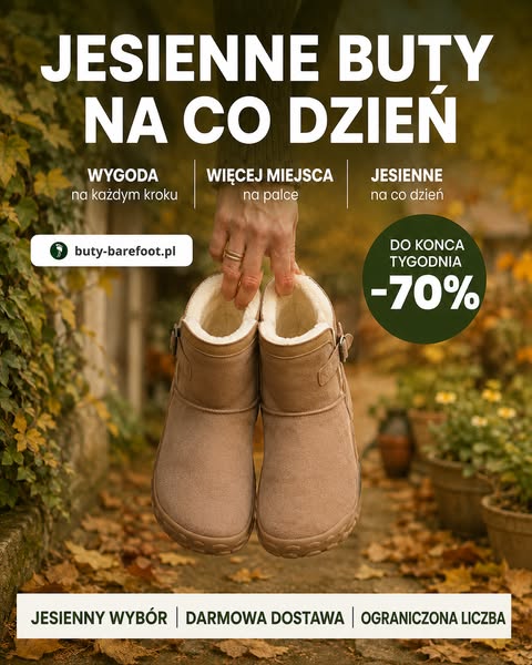 Jesienny komfort dla Państwa stóp