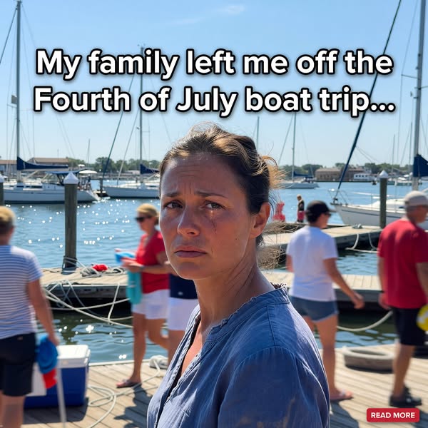 My family left me off the Fourth of July boat trip, so I told the marina it was my boat they'd taken
