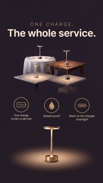 One charge. The whole service.