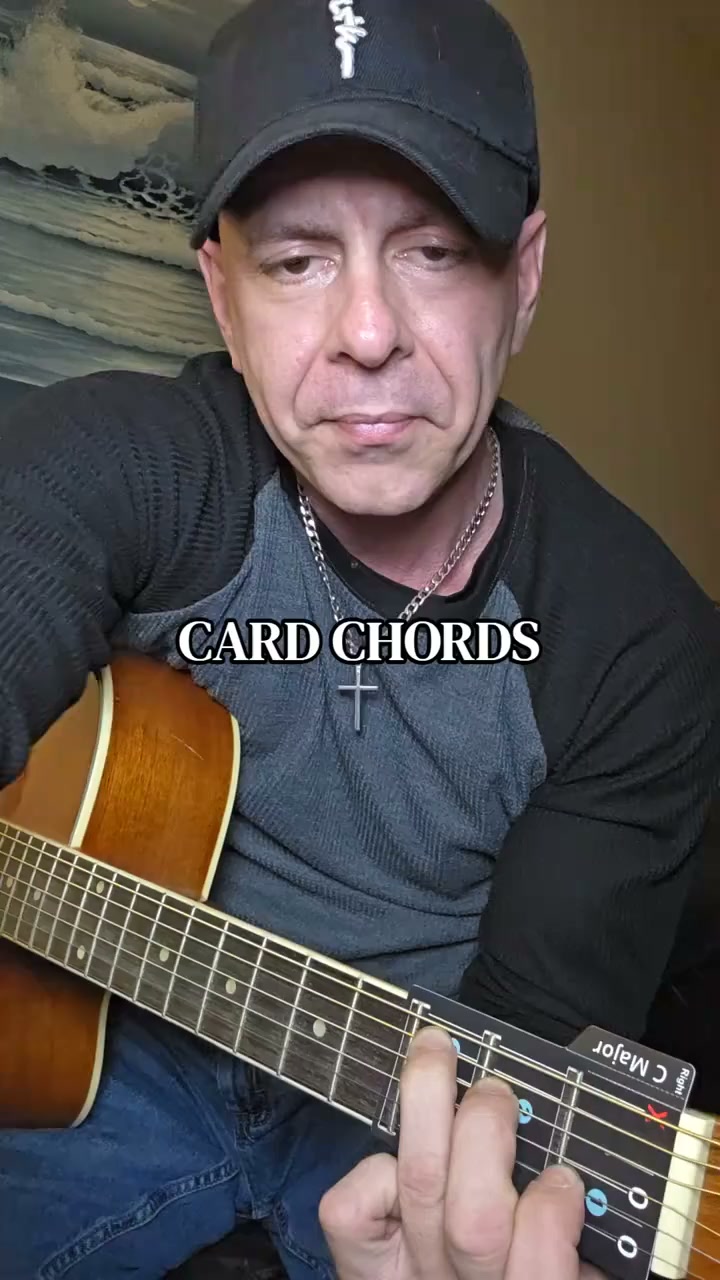Guitar Chord Cards for Beginners