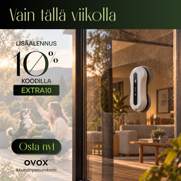 10 % lisäalennus koodilla EXTRA10