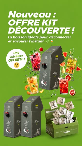 Découvrez le kit découverte JuiceBox