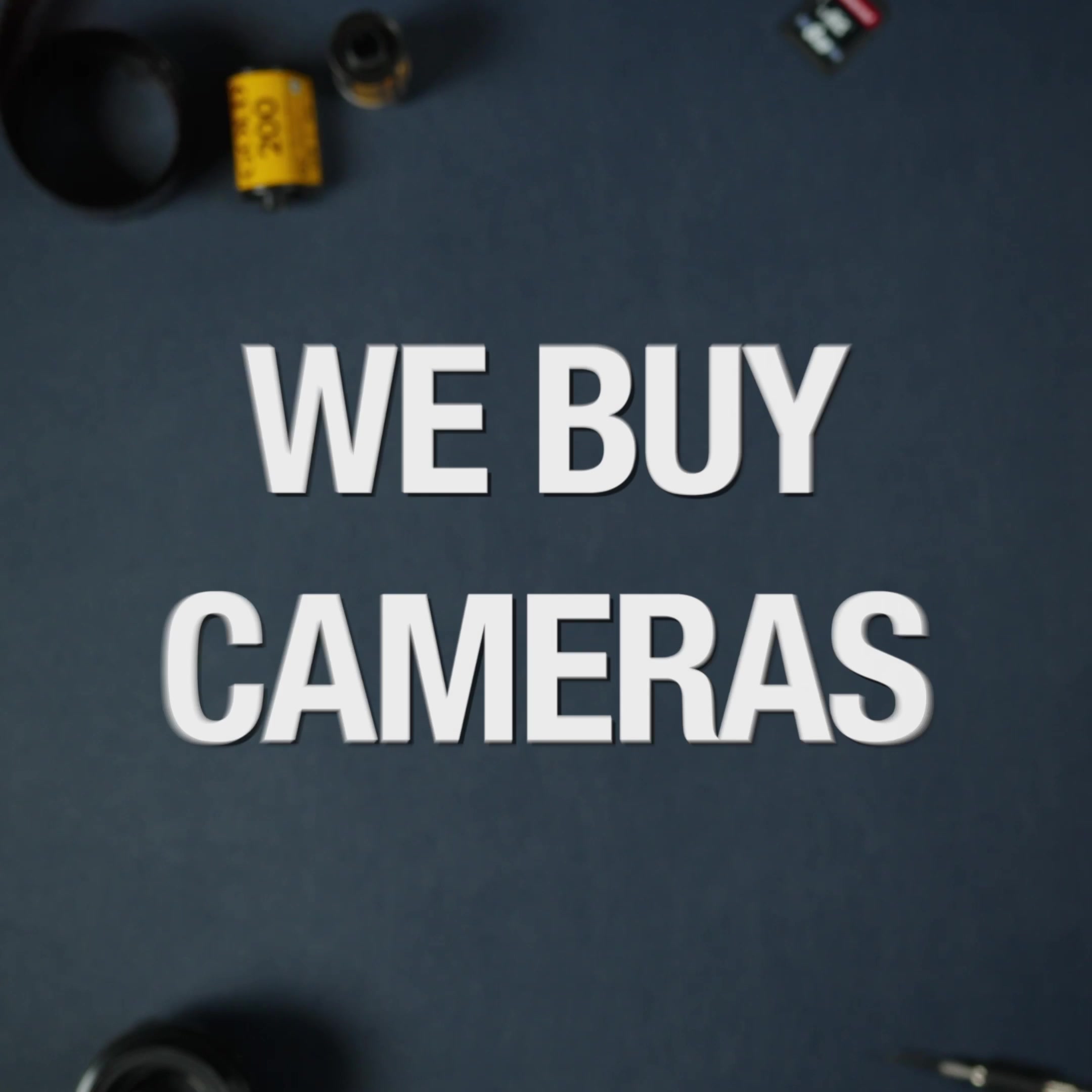 We buy cameras