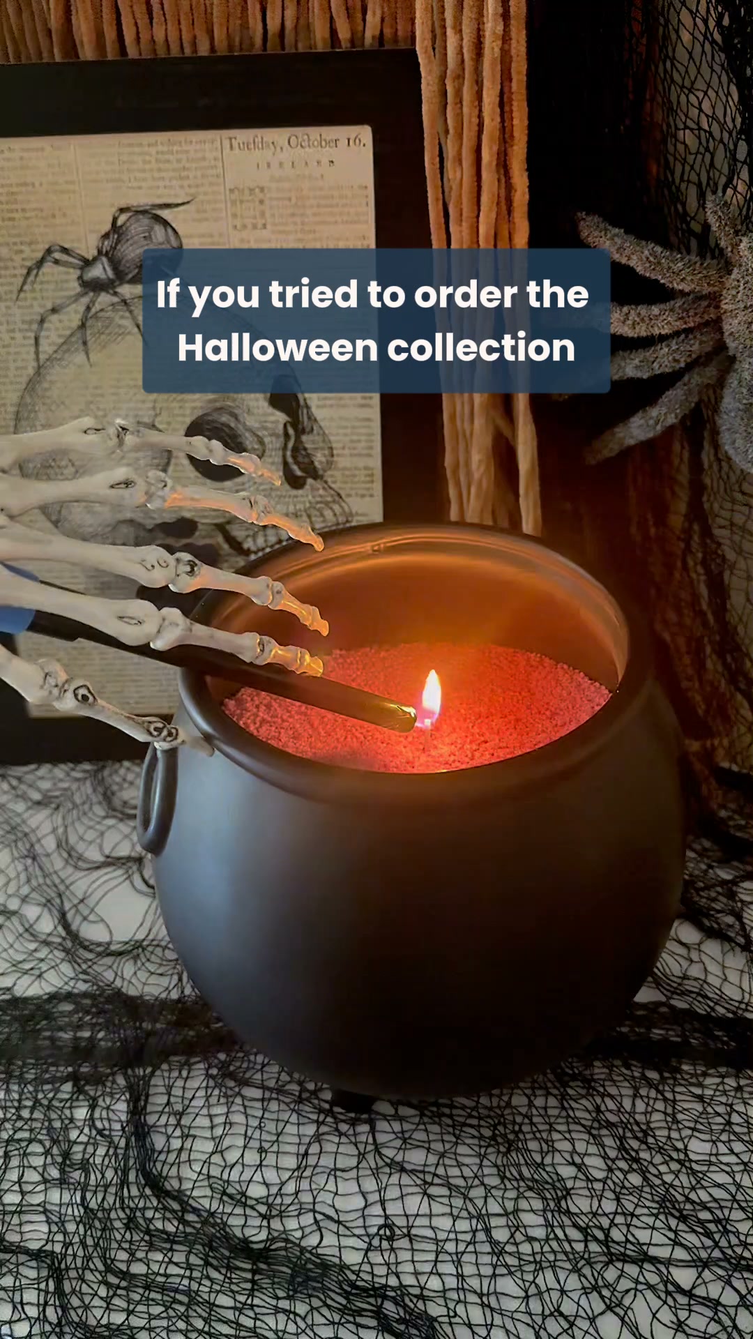 Design your own Halloween candle