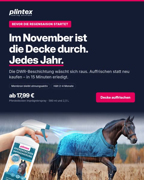 Regendecke auffrischen statt neu kaufen