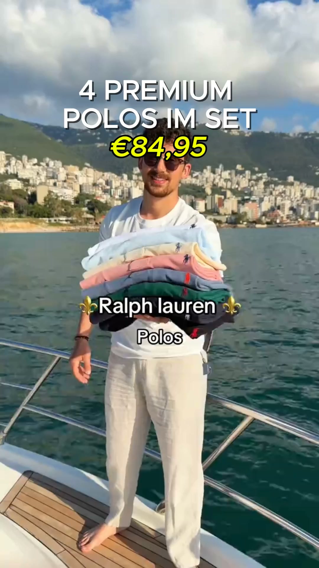 4 Premium Polo-Shirts – Jetzt 50% Rabatt