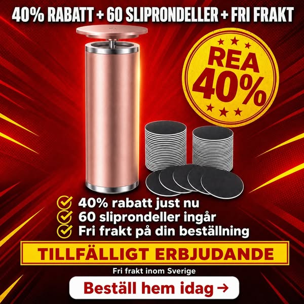 JUST NU! 40 % RABATT + FRI FRAKT