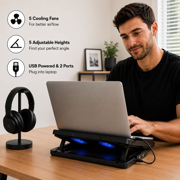 Keep Your Laptop Cool & Comfortable