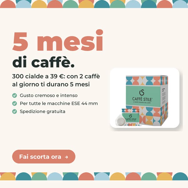 300 cialde ESE a 39 € · spedizione gratis