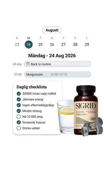 Get back to routine med SIGRID!