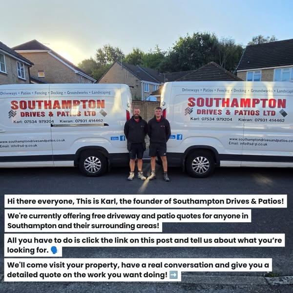 Get Your Free Driveway/Patio Quote