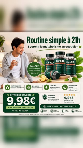 1 gélule par jour. Sans régime strict. Sans complication.