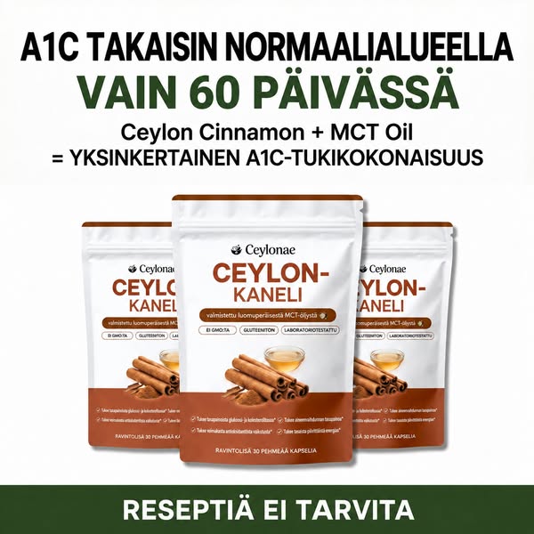 Ceyloninkaneli 7200 mg + MCT-öljy