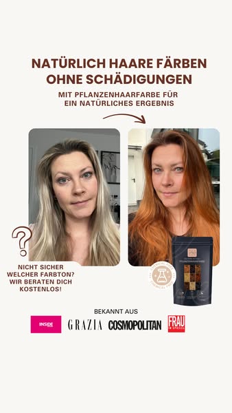 Glänzendes Haar, 100% natürlich