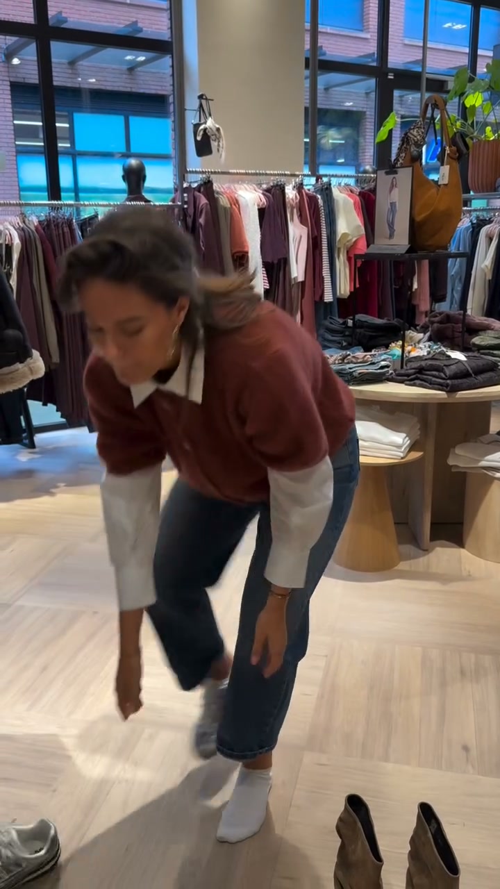 Damaged jeans, netjes gestyled