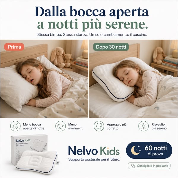 Nelvo Kids - Cuscino Posturale per Bambini