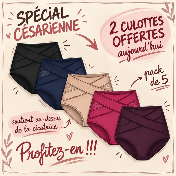 Une culotte gainante spéciale césarienne