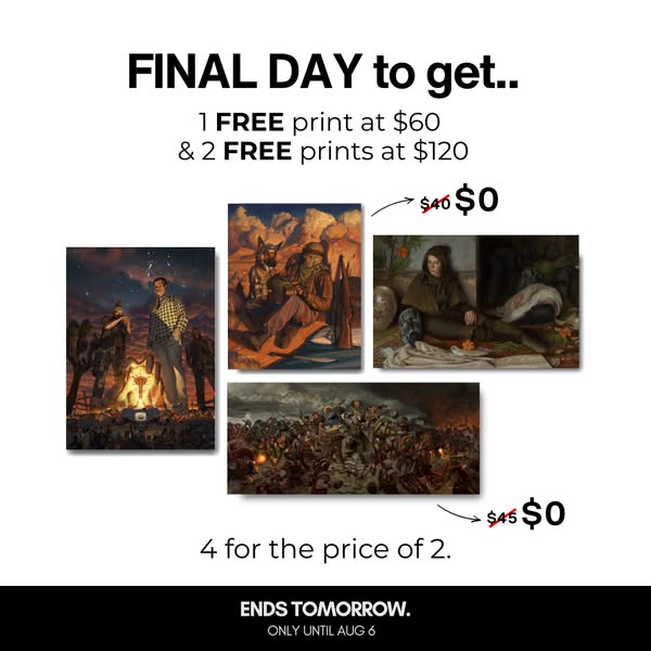Final day. Ends tonight.
