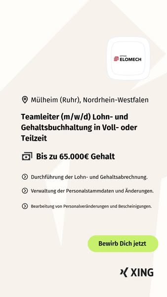 Nur wenige Klicks zum neuen Job