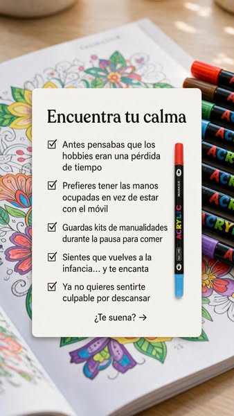 Encuentra tu calma creando