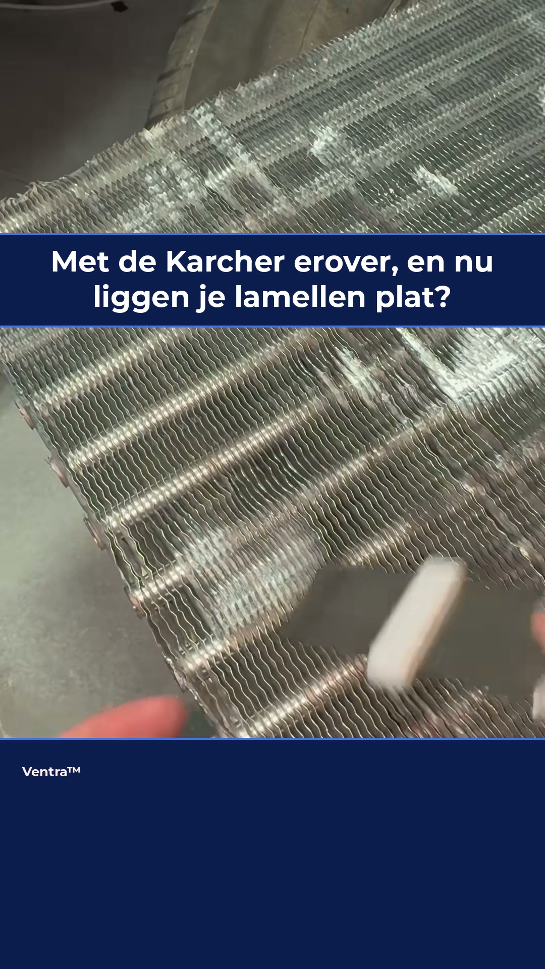 Met de Karcher erover, nu plat?
