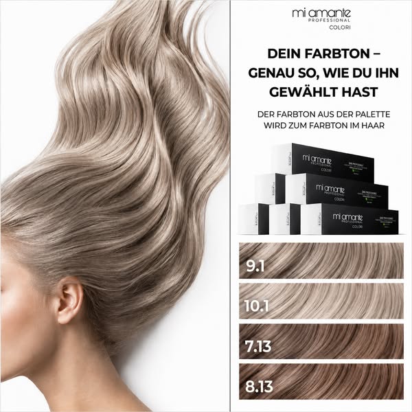 Die Farbe hält - ohne das Haar zu schädigen.