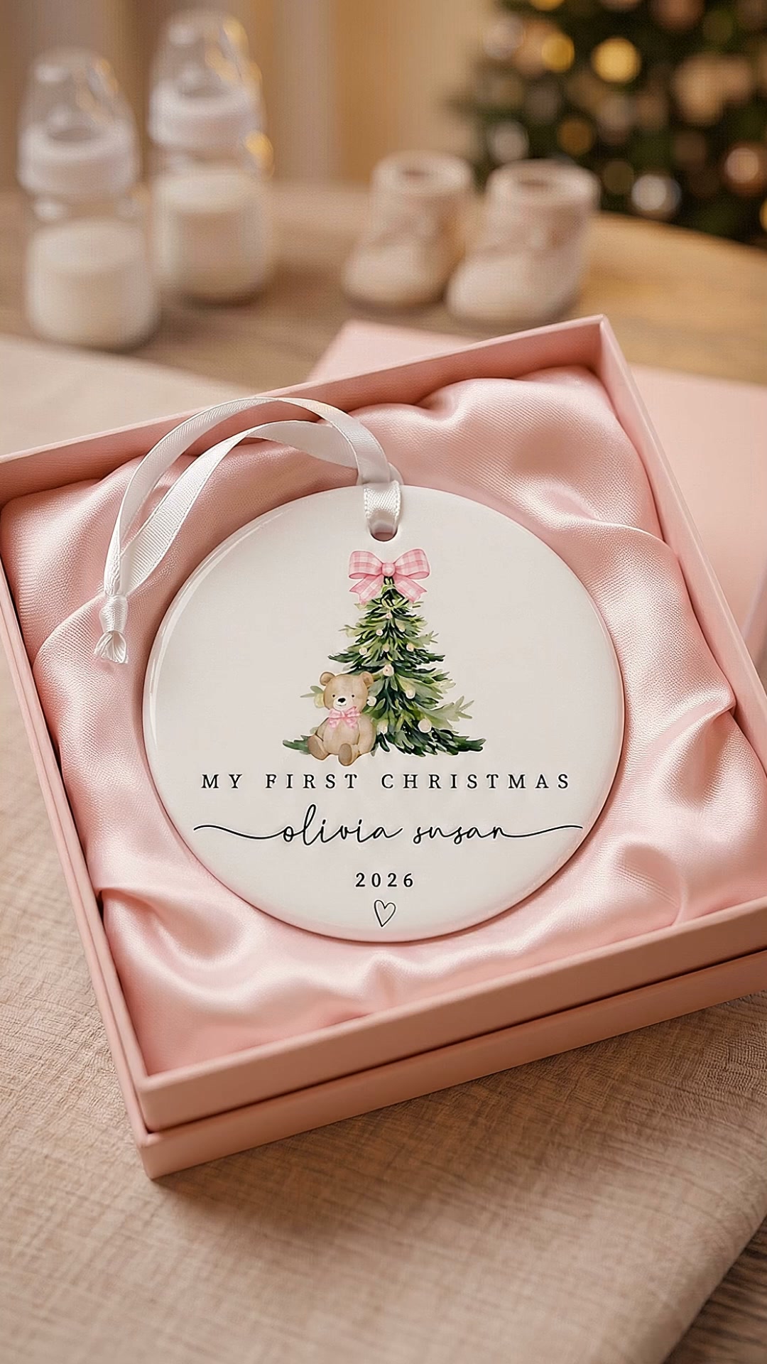 Personalized Baby First Xmas Ornament