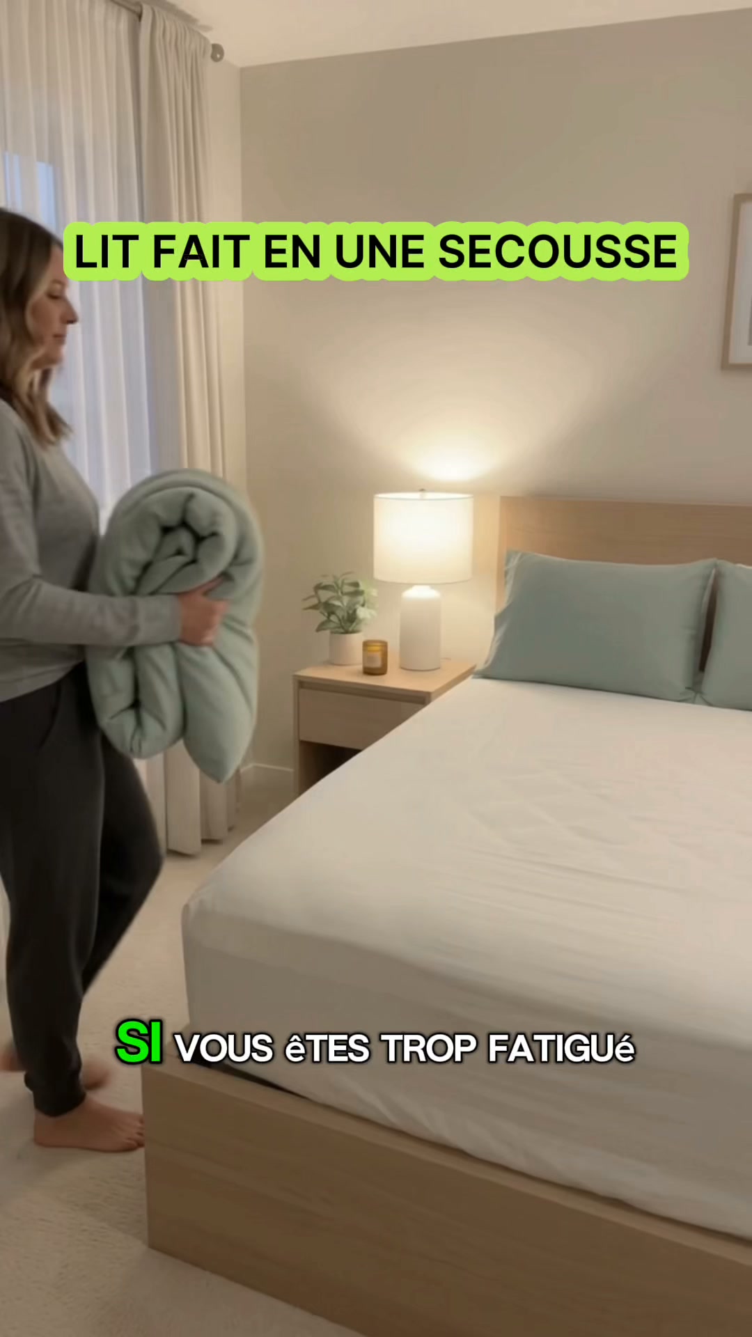Et si faire son lit prenait 10 secondes ?
