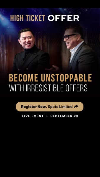 One Sentence. Double Sales. Get The Formula On Sep. 23