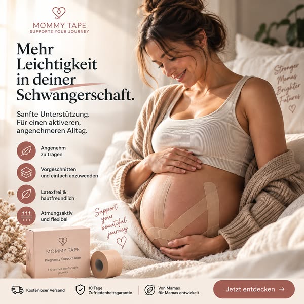 Sanfte Unterstützung für deinen Babybauch