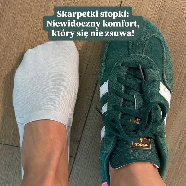 Skarpetka niewidoczna. Komfort — nie do przegapienia.