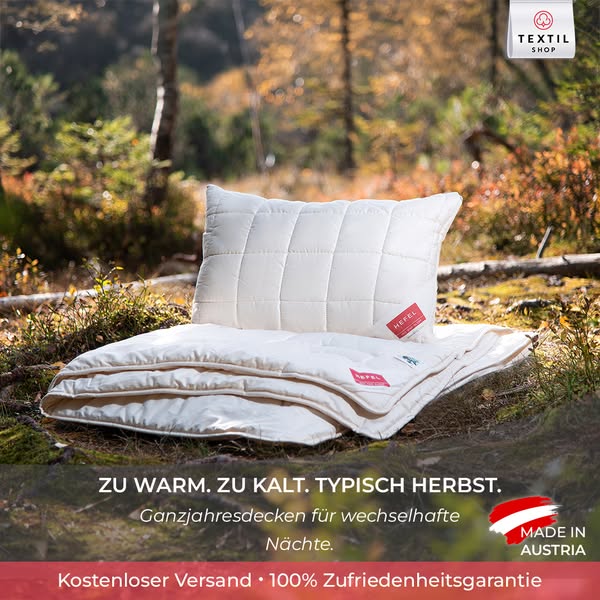 Ganzjährig gut schlafen