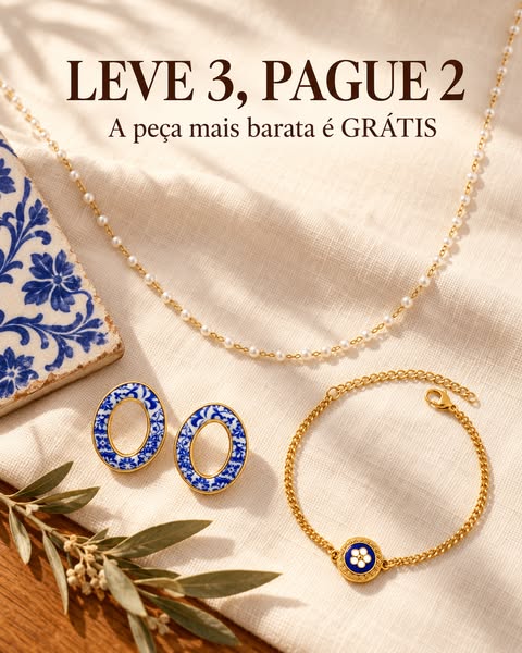 Leve 3, Pague 2 — a 3ª é grátis