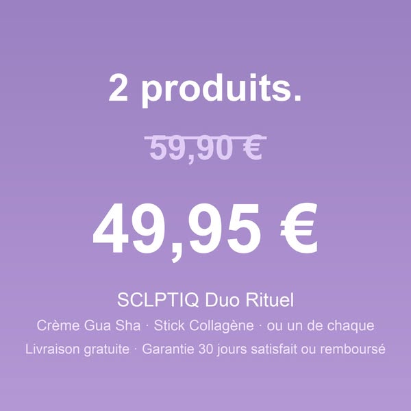 SCLPTIQ Duo Rituel – Set de soin en deux étapes