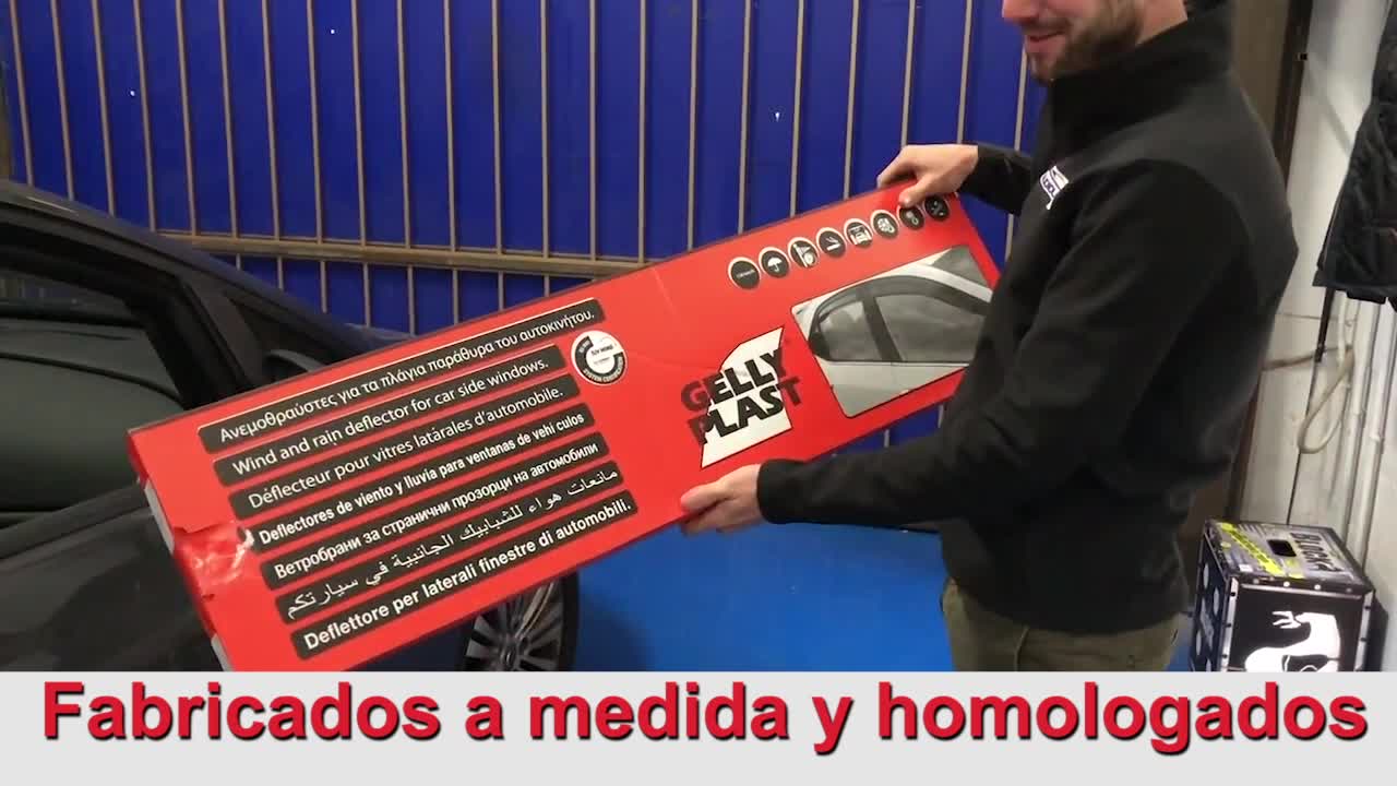 Deflectores de aire a medida para las ventanillas de tu coche