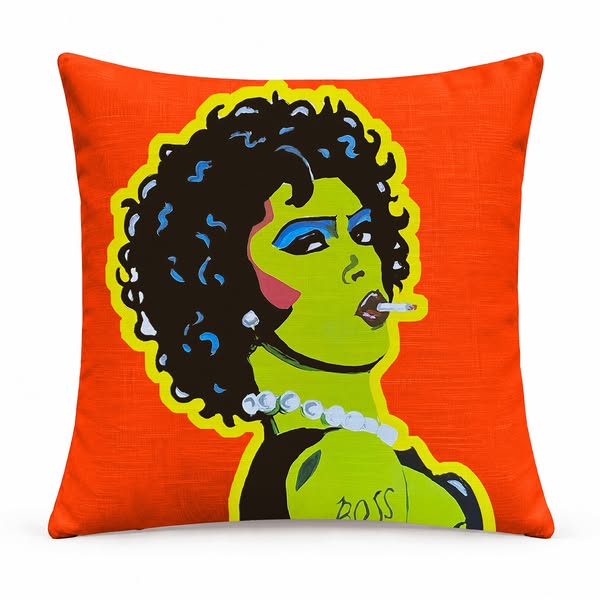SALE! Frank N Furter Rocky Horror Picture Show Pillow Cover