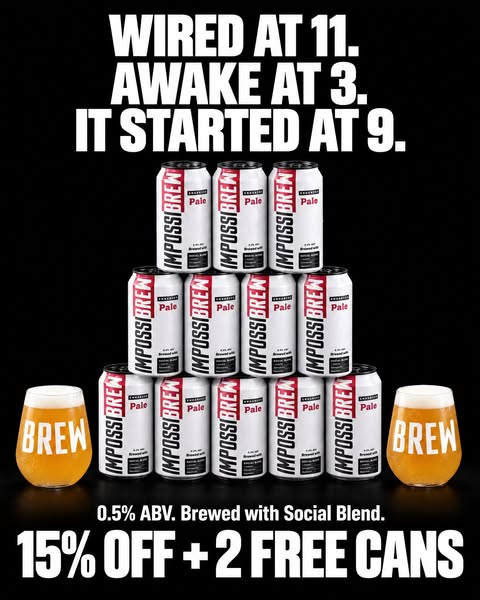 15% Off + 2 Free Cans