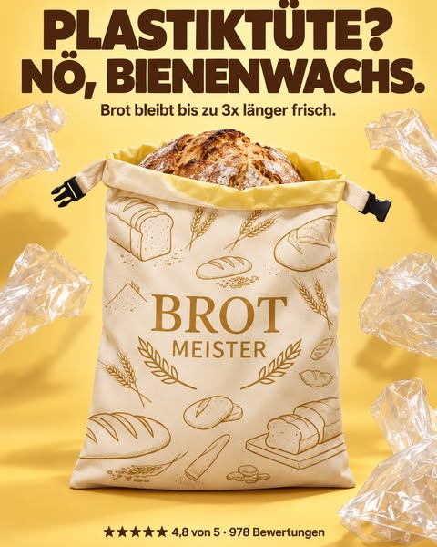 Bienenwachs statt Plastik.