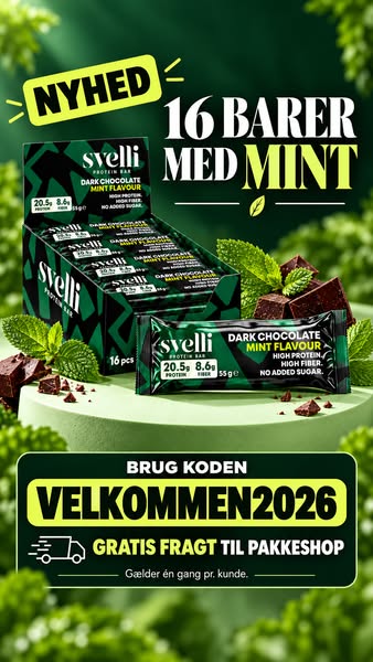 16 barer med Mint