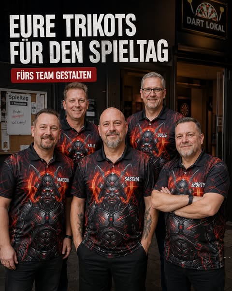 Dein Darttrikot mit Namen