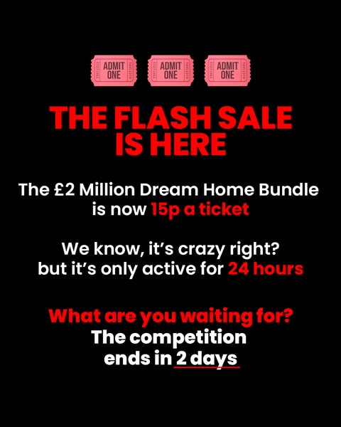 15P FLASH SALE - TODAY ONLY!