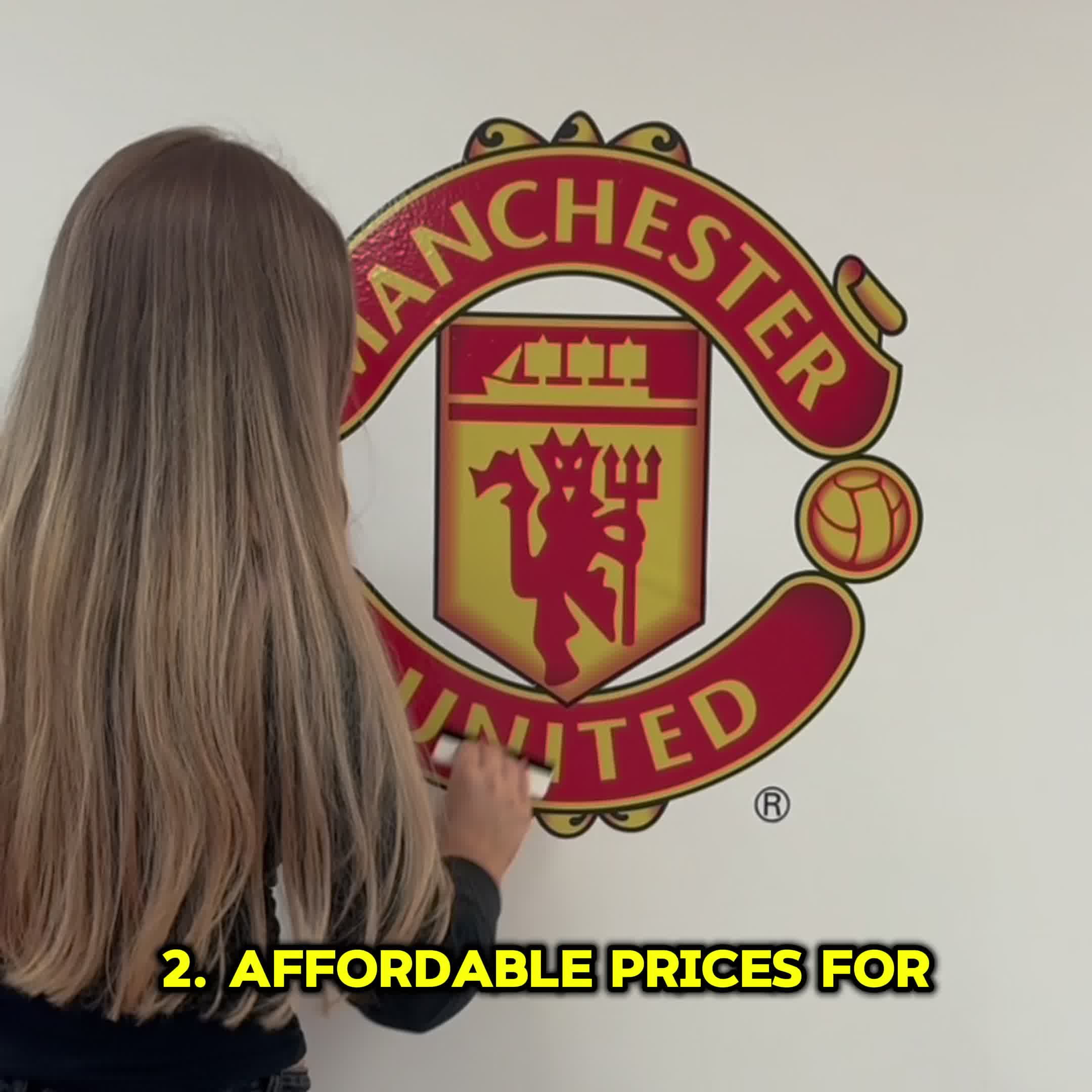 Exclusive football wall art